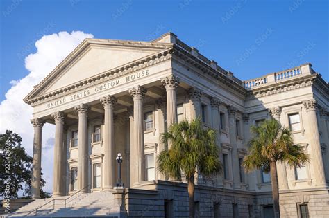 An Old Mid S Us Government Customs House With Typical