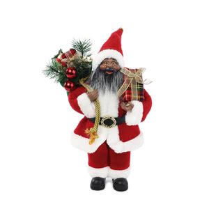 Boneco Noel Pl Stico Vermelho X X Cm Cromus Leroy Merlin