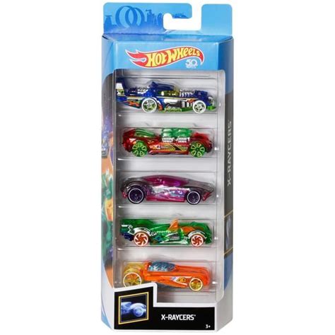Coffret de 5 voitures Hot Wheels Modèle aléatoire 400 modèles 15 thématiques 1806