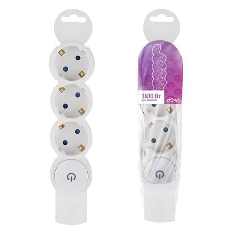 Колодка розеточная, Quick Fix, 3 гнезда с/з шторки с выкл 3680Вт 16А ...