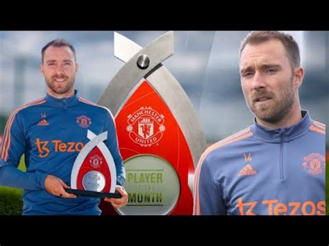 Christian Eriksen Wins Man Utd Player Of The Month Sept Youtube