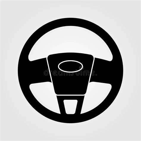 Icono Del Volante Del Coche Ilustraci N Del Vector Ilustraci N Del