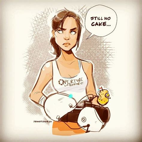 Chell and Potato Glados | Фэндомы, Персы, Рисунки