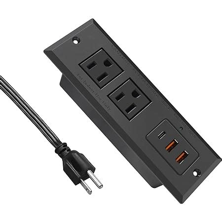 Amazon Regleta de alimentación empotrable de 20 W USB C de carga