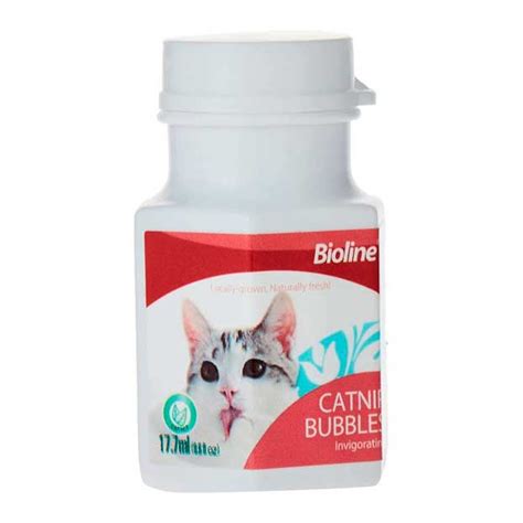 Bioline Catnip Bubbles Hecho Con Hierba Gatera 17 7 Ml Patitas