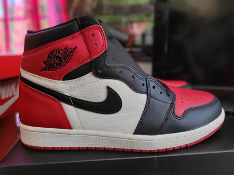 [HQ IN HAND] Naked QY Batch - Air Jordan 1 Bred (ONLY 42.5-43 LEFT