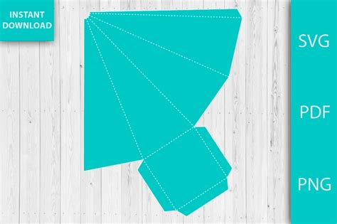 Box Template Svg Pyramid Box Svg Triangle Box Svg Box Etsy Pyramid