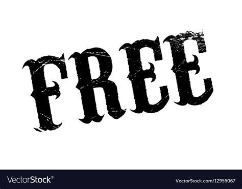 Free rubber stamp Royalty Free Vector Image - VectorStock