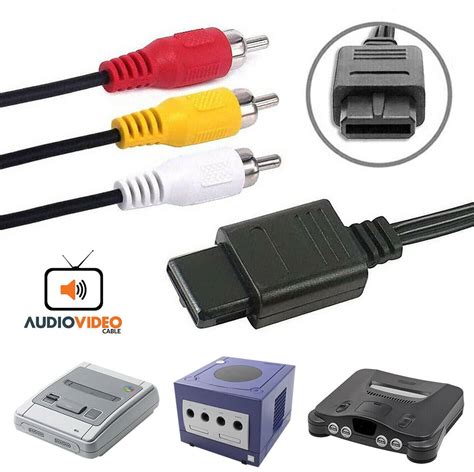 N Snes Gamecube Av Cable