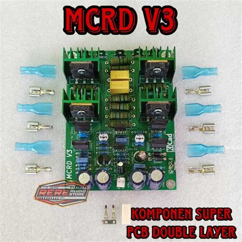 Jual Kit Driver MCRD V3 FR4 Fiber Power Amplifier Mono Low Sub