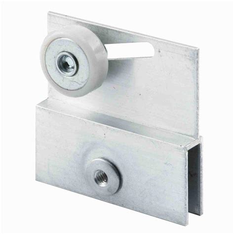 Prime Line Aluminum Roller Bracket For Sliding Frameless Shower Doors 2 Pack M 6054 The Home