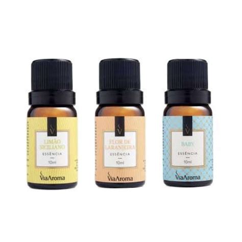 Kit sweet essência aromaterapia via aroma para difusor aromatizador