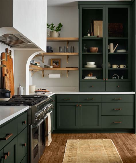 Dark Green Kitchen Cabinets Are Replacing Ever Popular