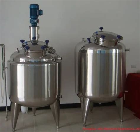 3 Phase Stainless Steel Mixing Vessel With Agitator Max Design