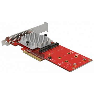 Delock PCIe x8>2x int. NVMe M.2 Key M LP Mainboard, Treiber: Windows 10 ...