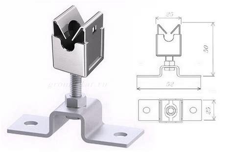 Держатель токоотвода металлический дистанционный 45 мм , Артикул GR 312081