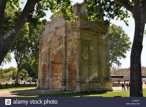 The Triumphal Arch of Orange Stock Photo - Alamy