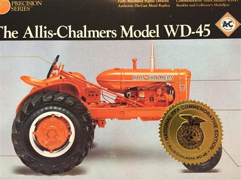 1 16 Precision Allis Chalmers WD 45 Wide Front Tractor FFA Edition