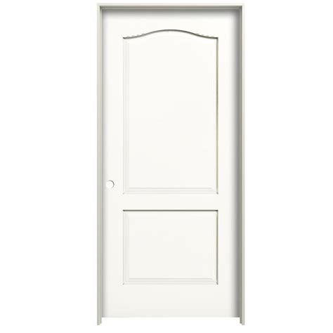 Reliabilt Camden Primed 2 Panel Arch Top Hollow Core Molded Composite Single Pre Hung Door