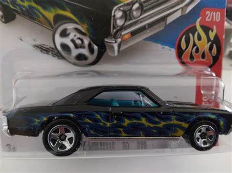 HOT WHEELS 2016 092 Hw Flammes 67 Chevelle Ss 396 2 10 Noir 5Sp EUR 4 10 PicClick FR