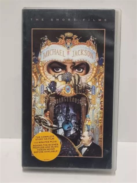 Michael Jackson Dangerous The Short Films Vhs Picclick Uk