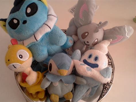 Pokemon plushies by BlaisyAkaruisora on deviantART