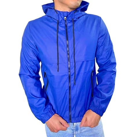 D JOE Chaqueta Cortavientos Ecocuero Hombre Falabella