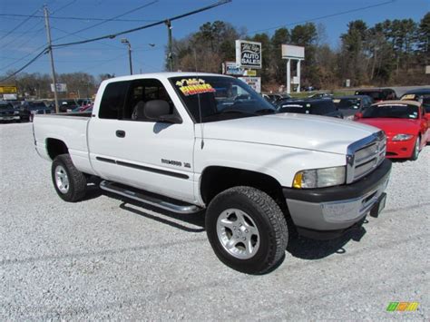 2001 Bright White Dodge Ram 1500 Slt Club Cab 4x4 78214376 Photo 19 Car Color