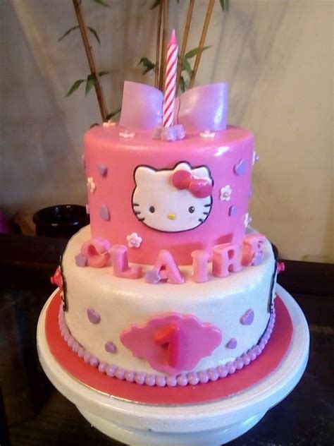 Hello Kitty Theme Cake | Themed cakes, Cake, Birthday cake