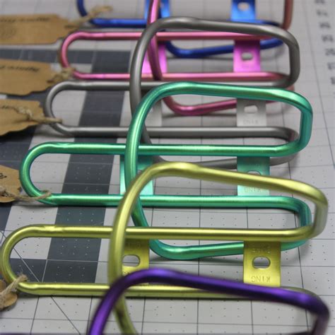 King Cage Titanium Water Bottle Cage - Anodized Green — agave finishworks