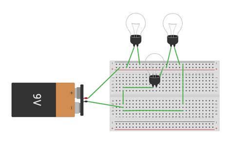 Circuit Design Parallel Circuit Max Asistido Tinkercad