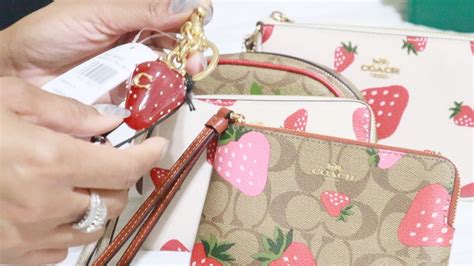 Coach Outlet Strawberry Collection Haul Youtube