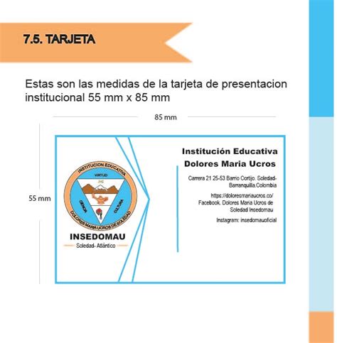 MANUAL DE IDENTIDAD CORPORATIVO Tarjeta