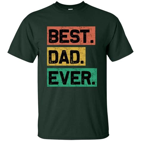 Retro Best Dad Ever Men T Shirt Katiedesignart Mens Tshirts Shirts