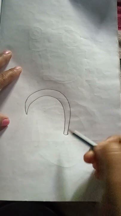 Easy Draw A Sickle Youtube