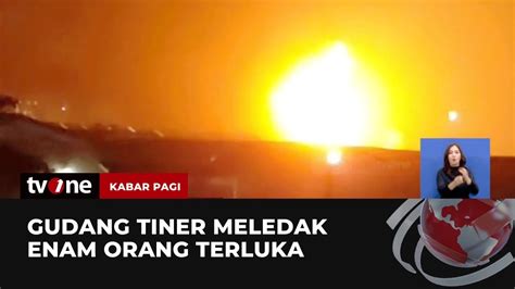 Gudang Tiner Di Surabaya Kebakaran Enam Orang Terluka Kabar Pagi