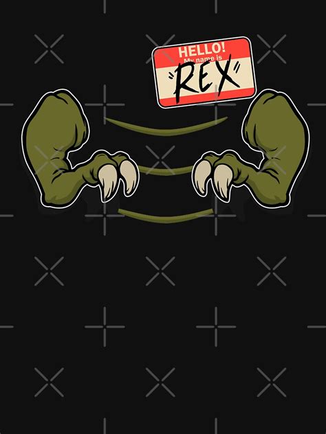 Hello My Name Is Rex Fun Name Badge Tank Top By Sassyyetclassy Redbubble