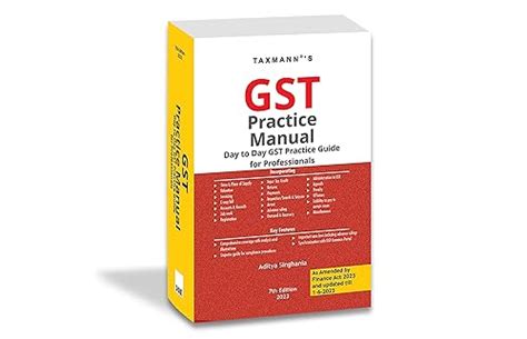 Buy Taxmann Gst Practice Manual Finance Act Comprehensive Guide