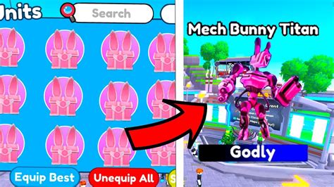 I GOT Mech Bunny Titan Bunny Crates Roblox Toilet Tower Defense