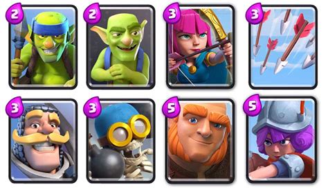 Clash Royale Deck De Cartes Pour Débutant Arène 1 Generation Game