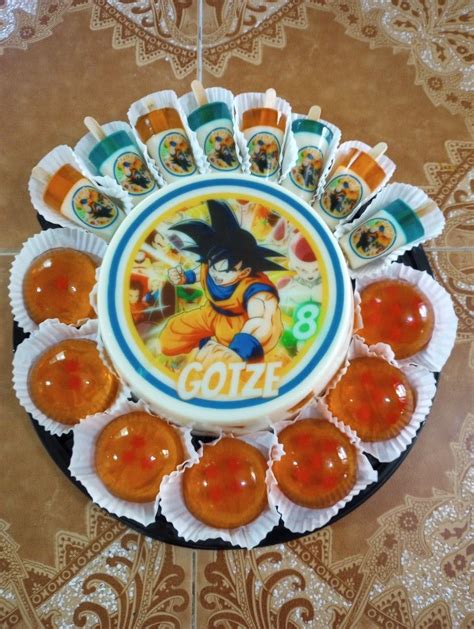 Gelatina De Dragon Ball Gelatinas Para Fiestas Paletas De Gelatina