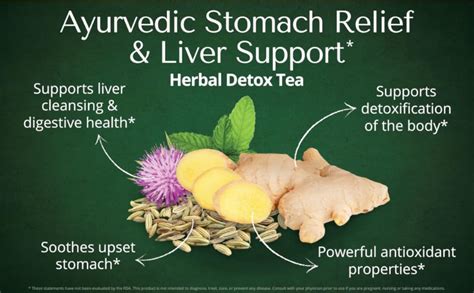 Delighteas Liver Detox Tea Stomach Relief And Liver