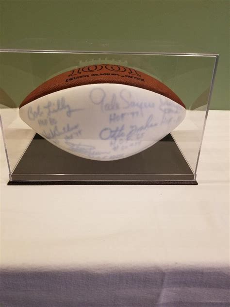 Signed Hall of Fame Football. Collectable football. Rare find | Etsy