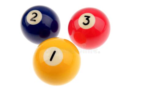 Three Pool Balls Stock Image Image Of Shot Three Macro 8277301