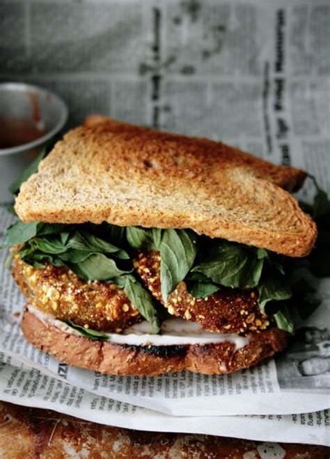 My Great Food Photos: fried green tomato sandwiches