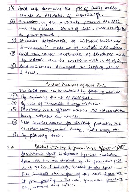 Solution Environment Ecology Unit Handwritten Notes Current