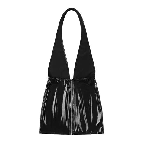 Womens Dress Sexy Leather Lingerie Bodycon Deep V Neck Backless Nightclub Party Ebay