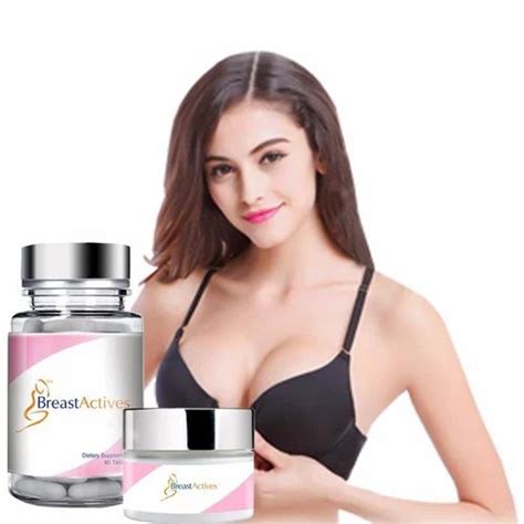 Breast Actives Natural Breast Enlargement Cream And Capsule Combo At Rs