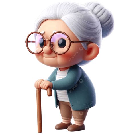cartoon grandmother 4