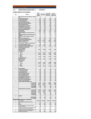 Fillable Online Form L Analytical Ratios Fax Email Print Pdffiller